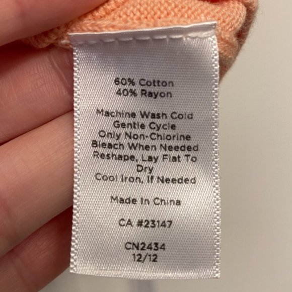 Light Coral Talbots Tank - Picture 5 of 7